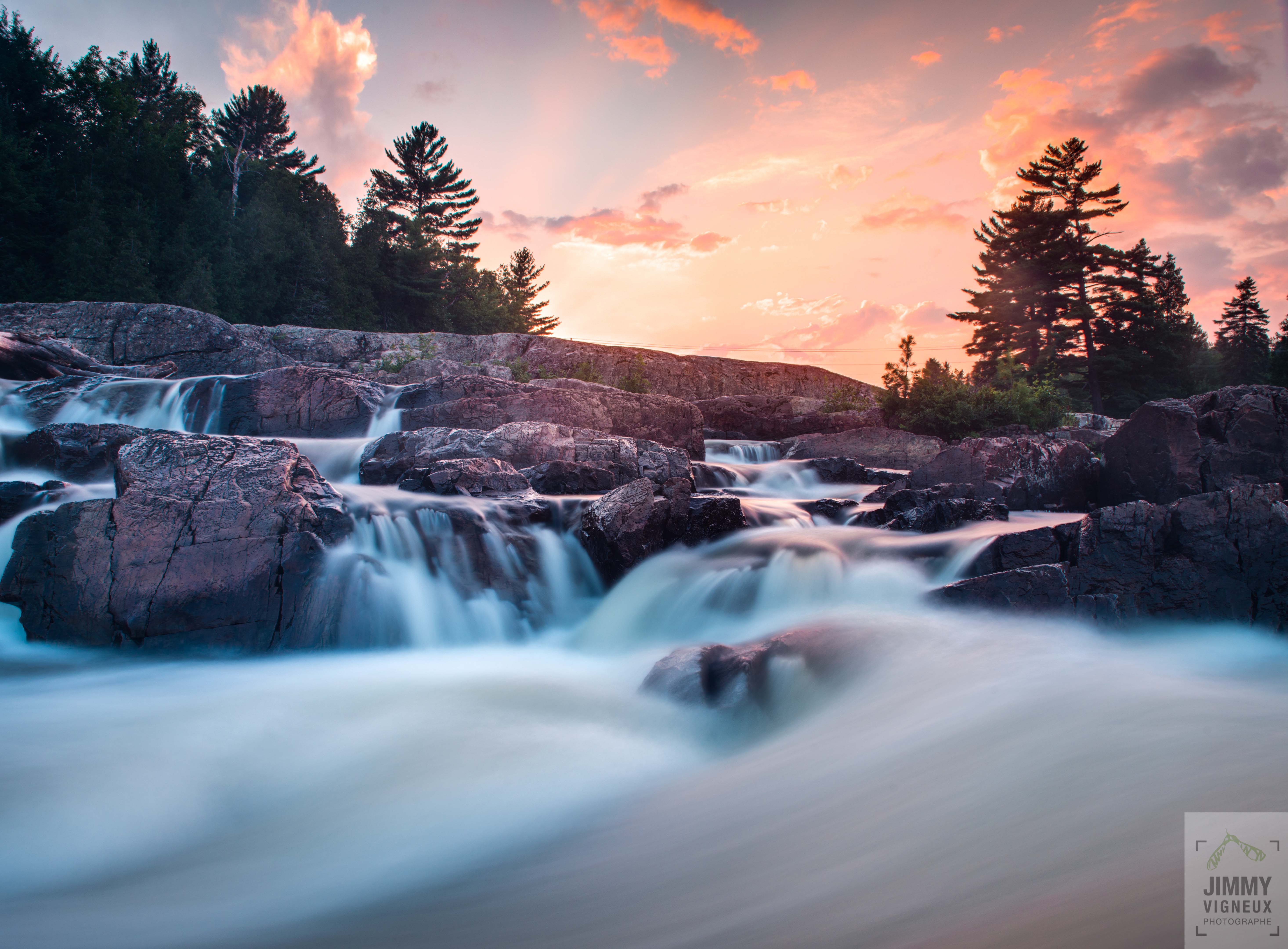 Cascades sur rivière